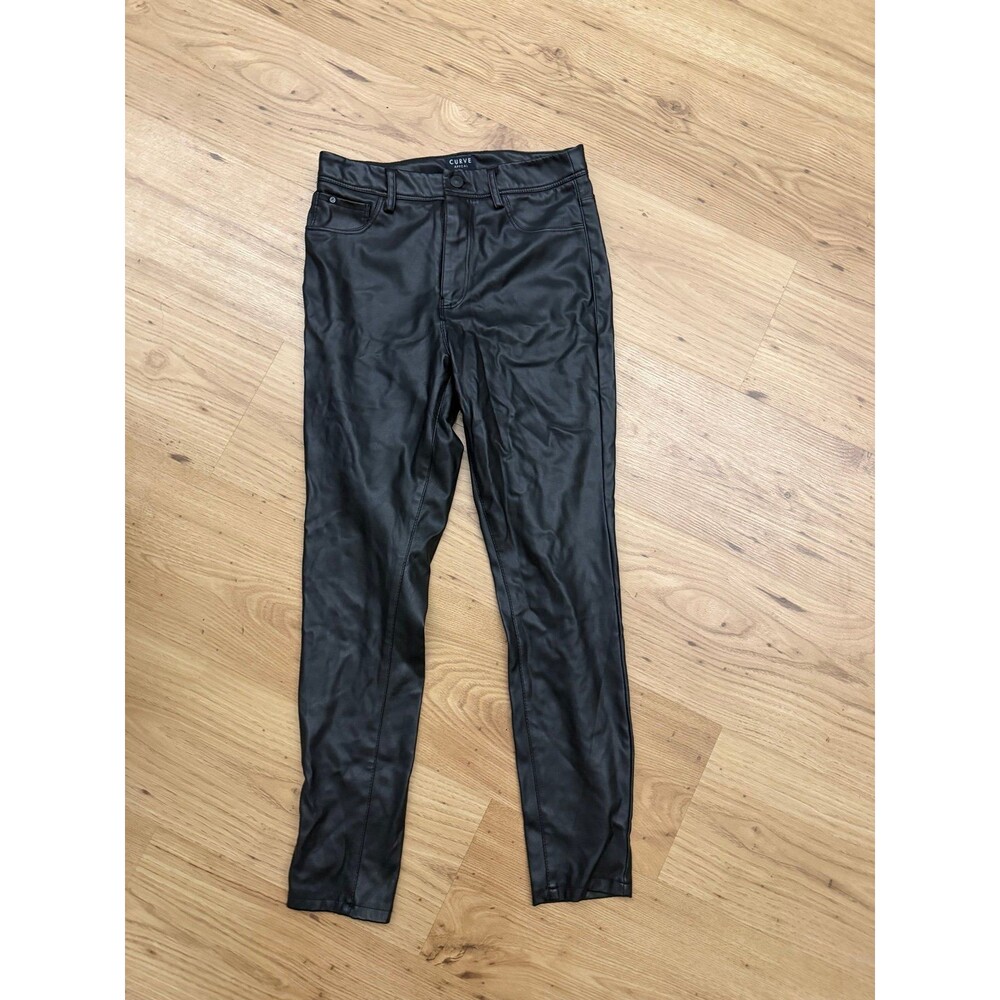 Curve Appeal Black Faux Leather Leggings